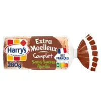 Pain De Mie Complet Extra Moelleux Sans Sucres Ajoutes Harrys