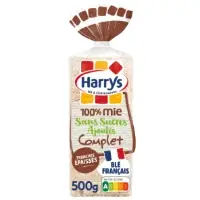 Pain De Mie 100 Mie Complet Sans Croute Sans Sucres Ajoutes Sans Additifs Harrys