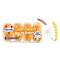 Pain Sandwich Au Beurre Sans Additifs Harrys