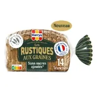 Pain De Mie Les Rustiques Aux Graines Sans Sucres Ajoutes Harrys