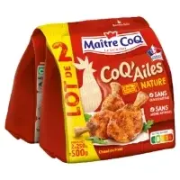 Manchons De Poulet Coq Ailes Nature Maitre Coq