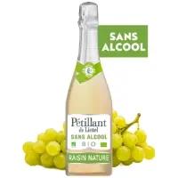 Boisson Effervescente Sans Alcool Saveur Raisin Nature Bio Listel