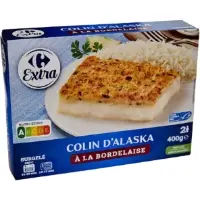 Colin D Alaska Surgele Peche Durable Msc Et Sans Arete Carrefour Extra