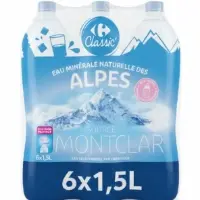 Eau Minerale Naturelle Plate Carrefour Classic