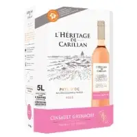 Vin Rose I G P Pays D Oc Cinsault Grenache L Heritage De Carillan