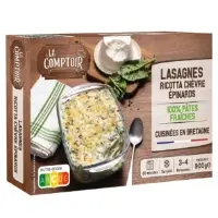 Lasagnes Ricotta Chevres Epinards 100 Pates Fraiches Le Comptoir