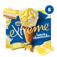 Glaces Cones Cheesecake Citron Extreme
