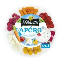 Plateau Apero Crudites Sauce Fromage Blanc Et Fines Herbes Florette