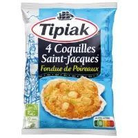 Coquilles St Jacques Fondue De Poireaux Tipiak