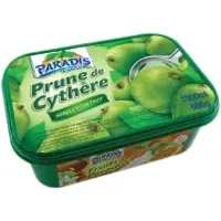 Sorbet En Bac Prune De Cythere Paradis Glaces
