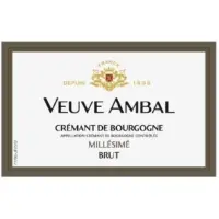 Vin pétillant Crémant de Bourgogne brut VEUVE AMBAL