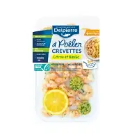 Crevettes Decortiquees A Poeler Au Citron Et Basilic Pour 2 Personnes Delpierre