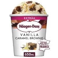 Glace En Pot Vanille Caramel Et Brownie Haagen Dazs