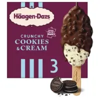 Glaces Batonnets Vanille Cookies And Cream Et Chocolat Haagen Dazs