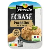Plat Cuisine Ecrase Forestier Ail Persil 2 Portions Secables Florette