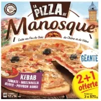 Pizza Kebab Geante Cuite Au Feu De Bois La Pizza De Manosque