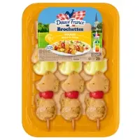Brochettes Poulet Thym Et Citron Douce France