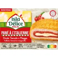 Pane De Dinde A L Italienne Tomate Mozza Halal Surgele Isla Delice