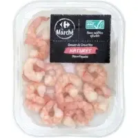 Queues De Crevettes Natures Decortiquees Asc Carrefour Le Marche