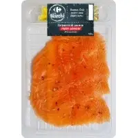 Carpaccio De Saumon Facon Gravlax Carrefour Le Marche