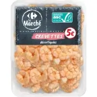 Crevettes Decortiquees Nature Asc Carrefour Le Marche