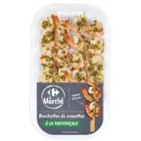 Brochettes De Crevette Sauce Provencale Carrefour Le Marche