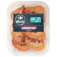 Crevettes Cuites 30 40 Asc Carrefour Le Marche
