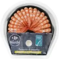 Farandole De Crevettes Semi Decortiquees Asc Sauce Mayonnaise Carrefour Le Marche