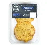 Croques De Pommes De Terre Cabillaud Msc Ail Persil Carrefour Le Marche