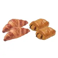 Assortiment De Viennoiseries 2 Croissants Et 2 Pains Au Chocolat Aop