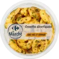 Crevettes Decortiquees Curry Miel Et Coriandre Carrefour Le Marche