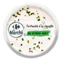 Tartinable A La Crevette Et Citron Vert Carrefour Le Marche