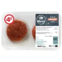 Haches De Saumon De Saumon Carrefour Le Marche