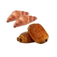 Assortiment Viennoiseries 2 Croissants Et 2 Pains Au Chocolat