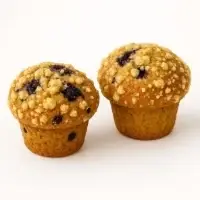 Muffins Fourrees A La Myrtille