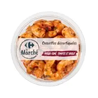 Crevettes Decortiquees Paprika Fume Tomates Et Basilic Carrefour Le Marche