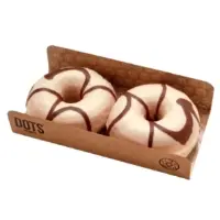 Donuts Glacage Chocolat Blanc Et Chocolat Au Lait
