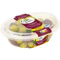 Olives Vertes Et Violettes A La Berbere Croc Frais