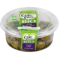 Olives Vertes Denoyautees A L Ail Bio Croc Frais