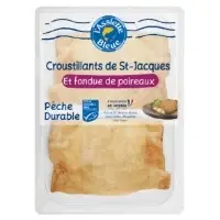 Plat Cuisine Croustillant De St Jacques Et Fondue De Poireaux