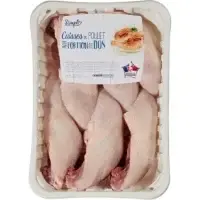 Cuisses De Poulet Blanc Avec Portion De Dos Petit Prix