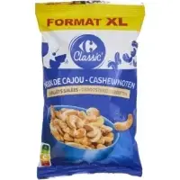 Noix De Cajou Grillees Et Salees Carrefour Classic