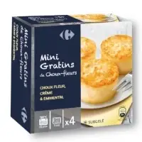 Mini Gratins de Choux-Fleur CARREFOUR EXTRA