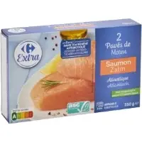 Paves De Saumon Atlantique Asc Carrefour Extra