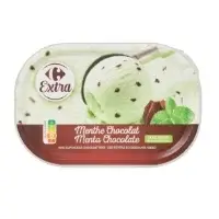 Glace En Bac Menthe Chocolat Carrefour Extra