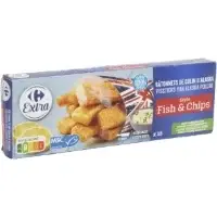 Batonnets De Colin D Alaska Fish Chips Carrefour Extra