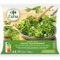 Poelee Legumes Verts Assaisonnes Carrefour Extra