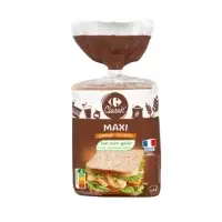 Pain De Mie Complet Maxi Sans Sucres Ajoutes Carrefour Classic