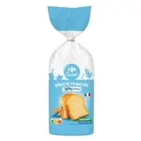 Brioche Tranchee Reduite En Sucre Carrefour Classic