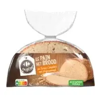 Pain Aux Farines Completes Tranche Carrefour Original